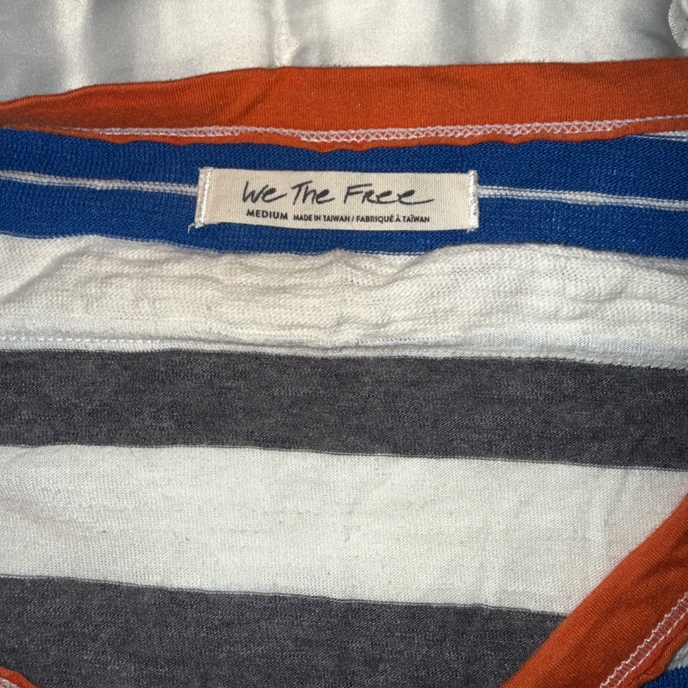Free People Women’s Striped Tee - Picture 3 of 3